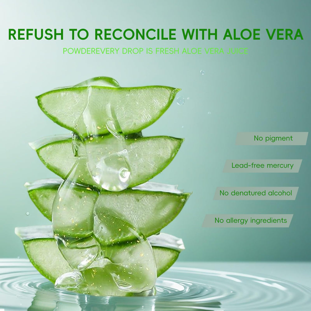 Fuveuua aplicación suave de gel de aloe en la piel para alivio