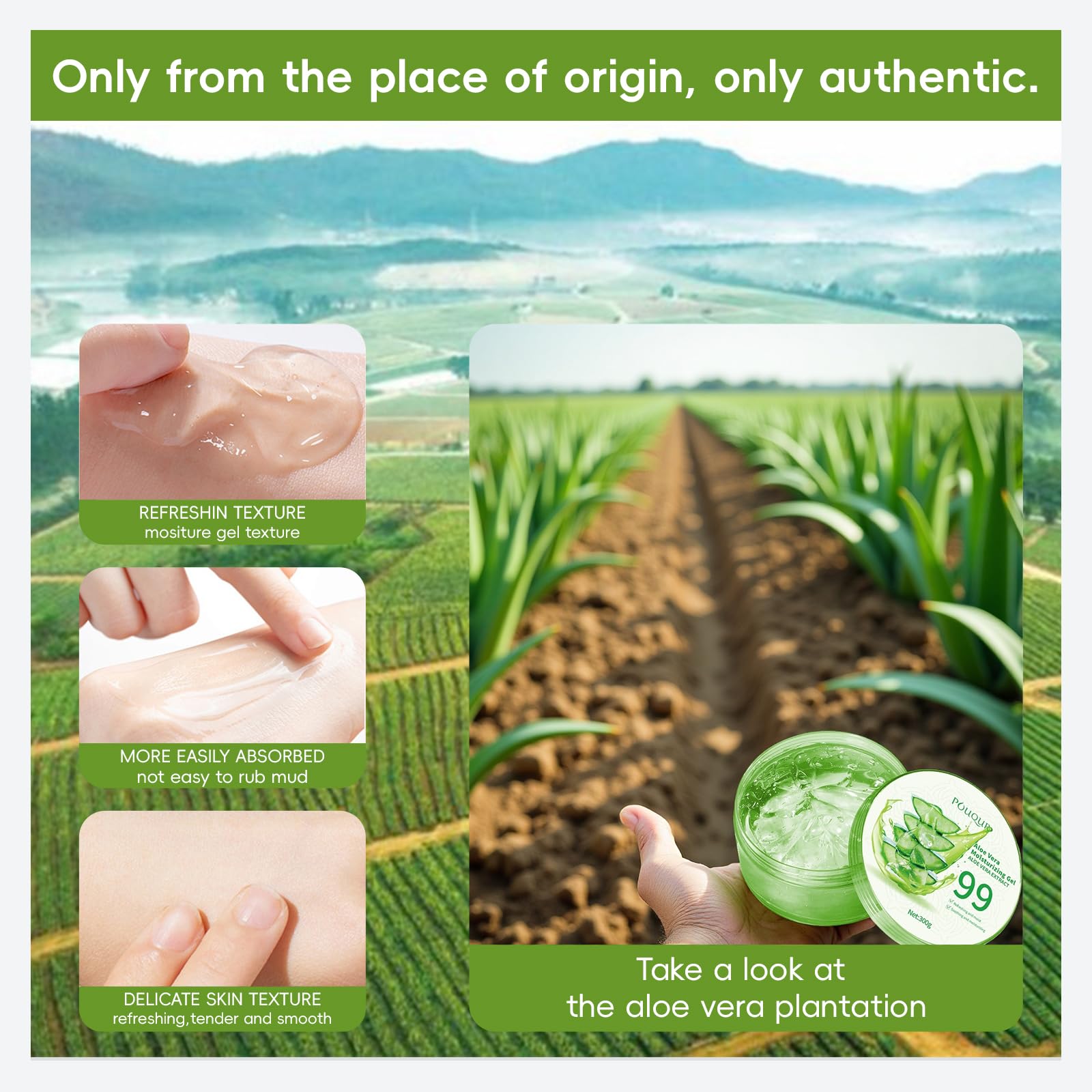 Fuveuua cuidado facial y corporal con aloe para uso diario