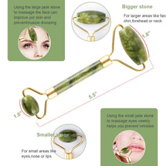 Fuvooi Jade Gua Sha: rodillo pequeño para alivio de la zona de ojos.