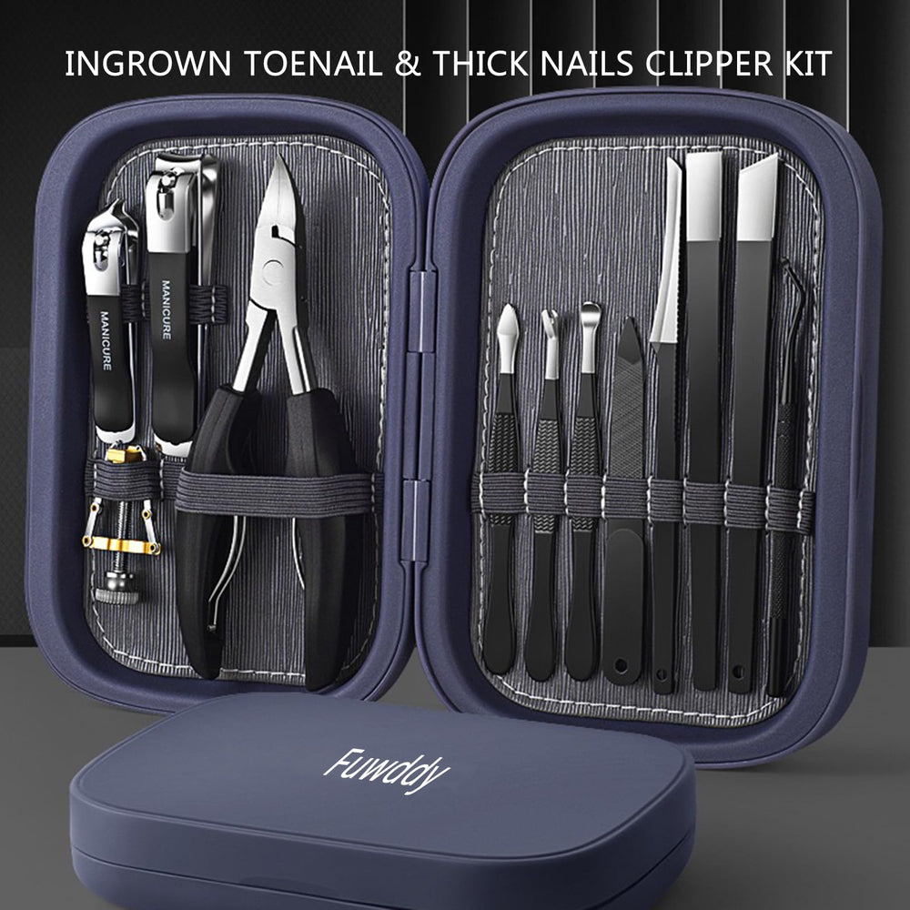 Fuwddy organizer box storing all nail care tools neatly.