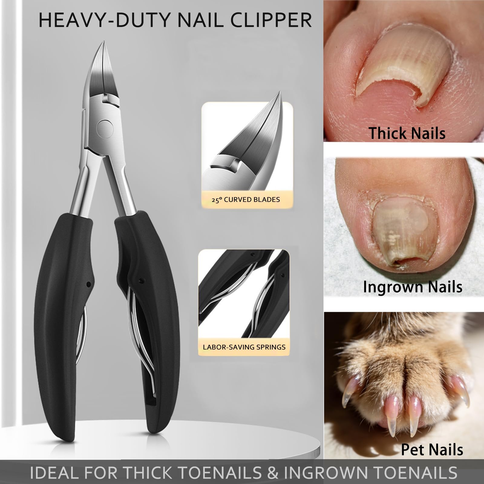 Fuwddy pedicure knife with multiple blades for versatile nail care.