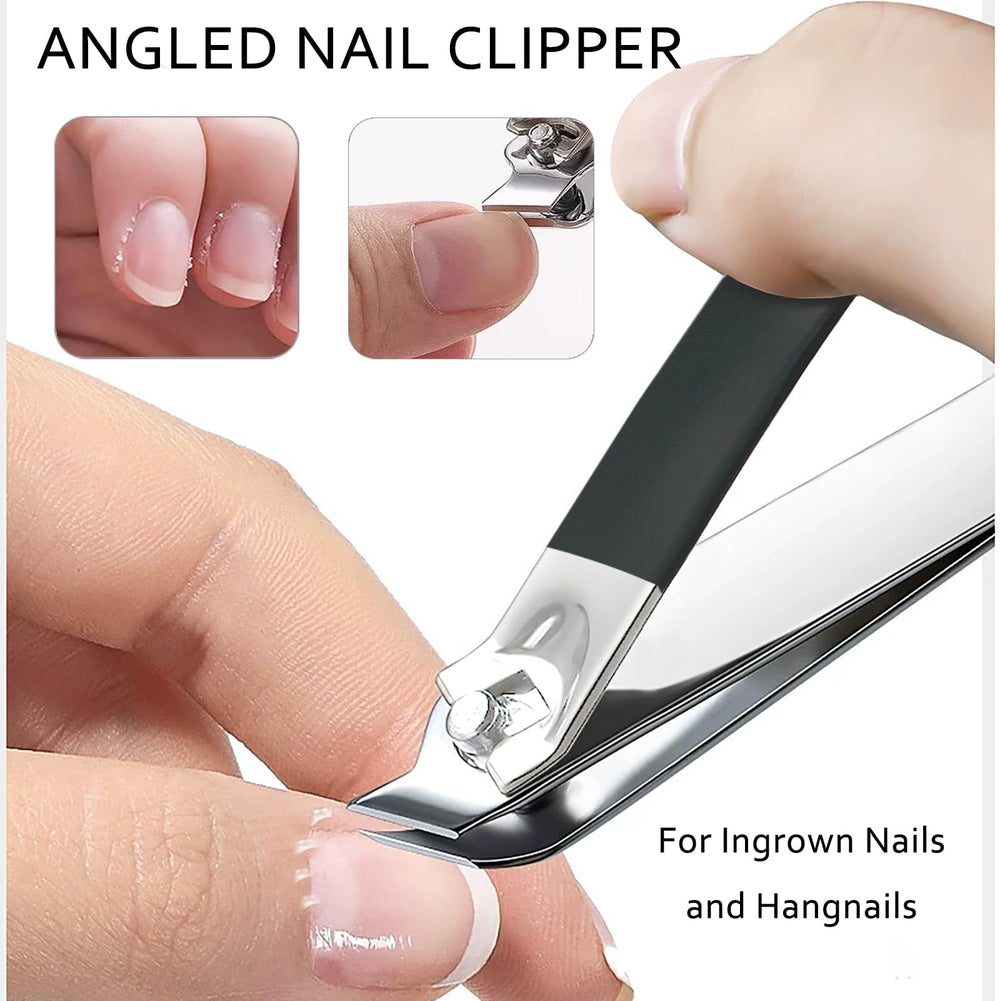 Fuwddy toenail corrector tool guiding nail alignment gently.