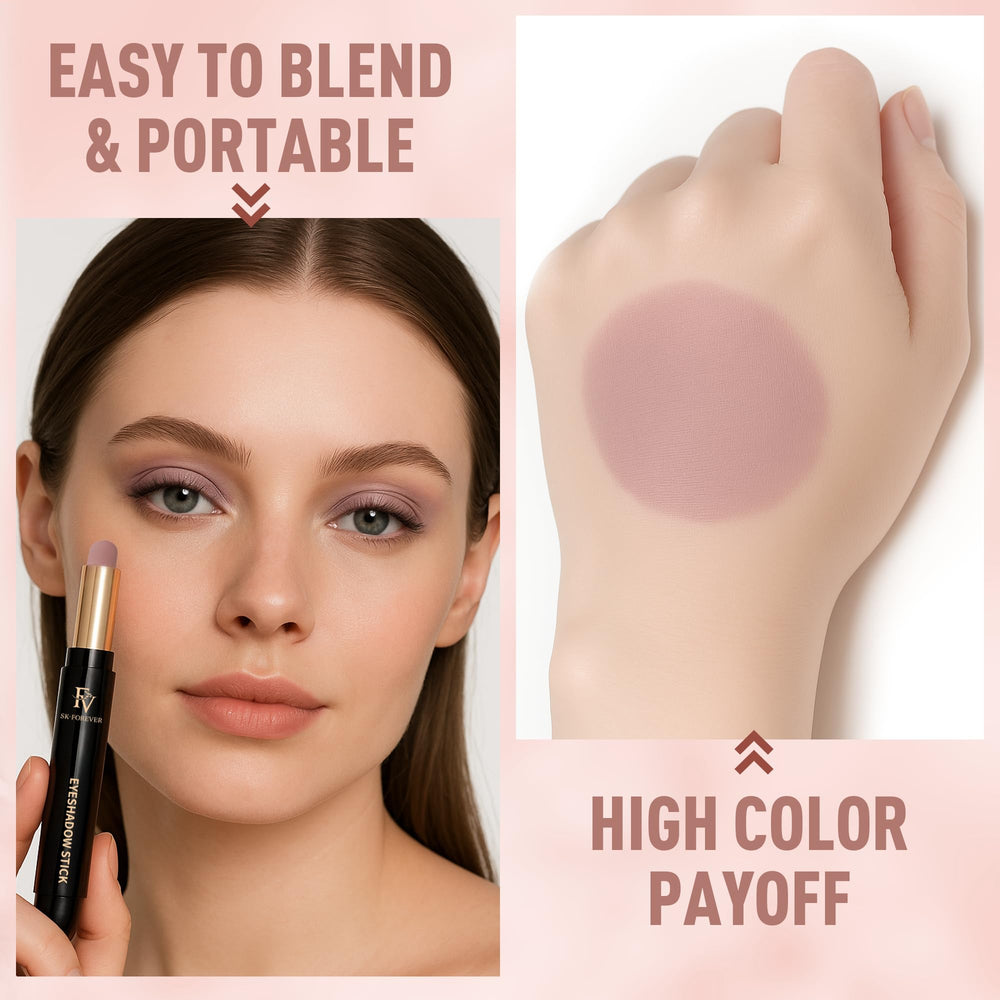 FV aplicador preciso sin esfuerzo: color directo desde el envase para ojos.
