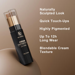 FV Contour Stick 01 Amber textura cremosa se funde con la piel.