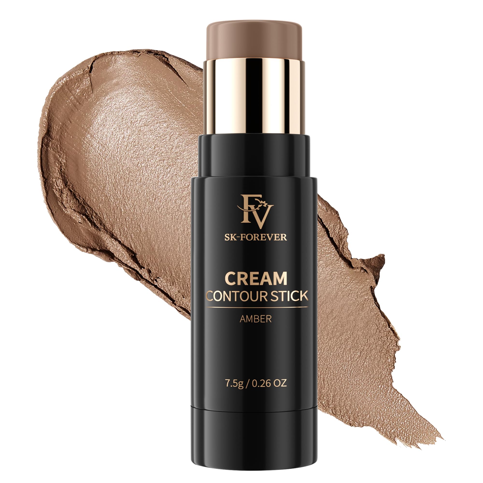 FV Contour Stick 01 Amber envase compacto ideal para retoques en cualquier lugar.