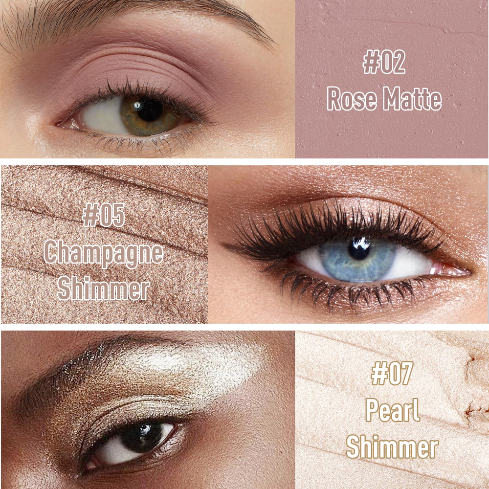 FV Eyeshadow Stick Duo dual-ended design for quick, coordinated looks.