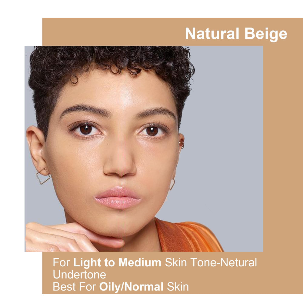 FV Matte Foundation oil-free formula controls shine on the T-zone.