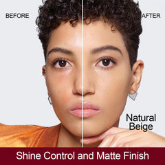 FV Matte Foundation swirl on skin demonstrates smooth, buildable coverage.