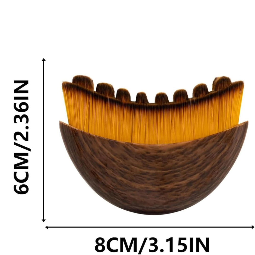 Fvaql chin jawline sculpting brush in use to define lower facial contours