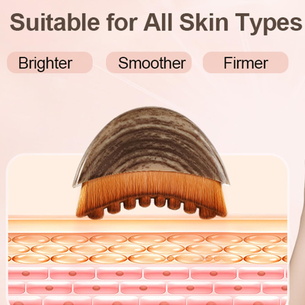 Fvaql lymphatic drainage massager being used with a comfortable grip