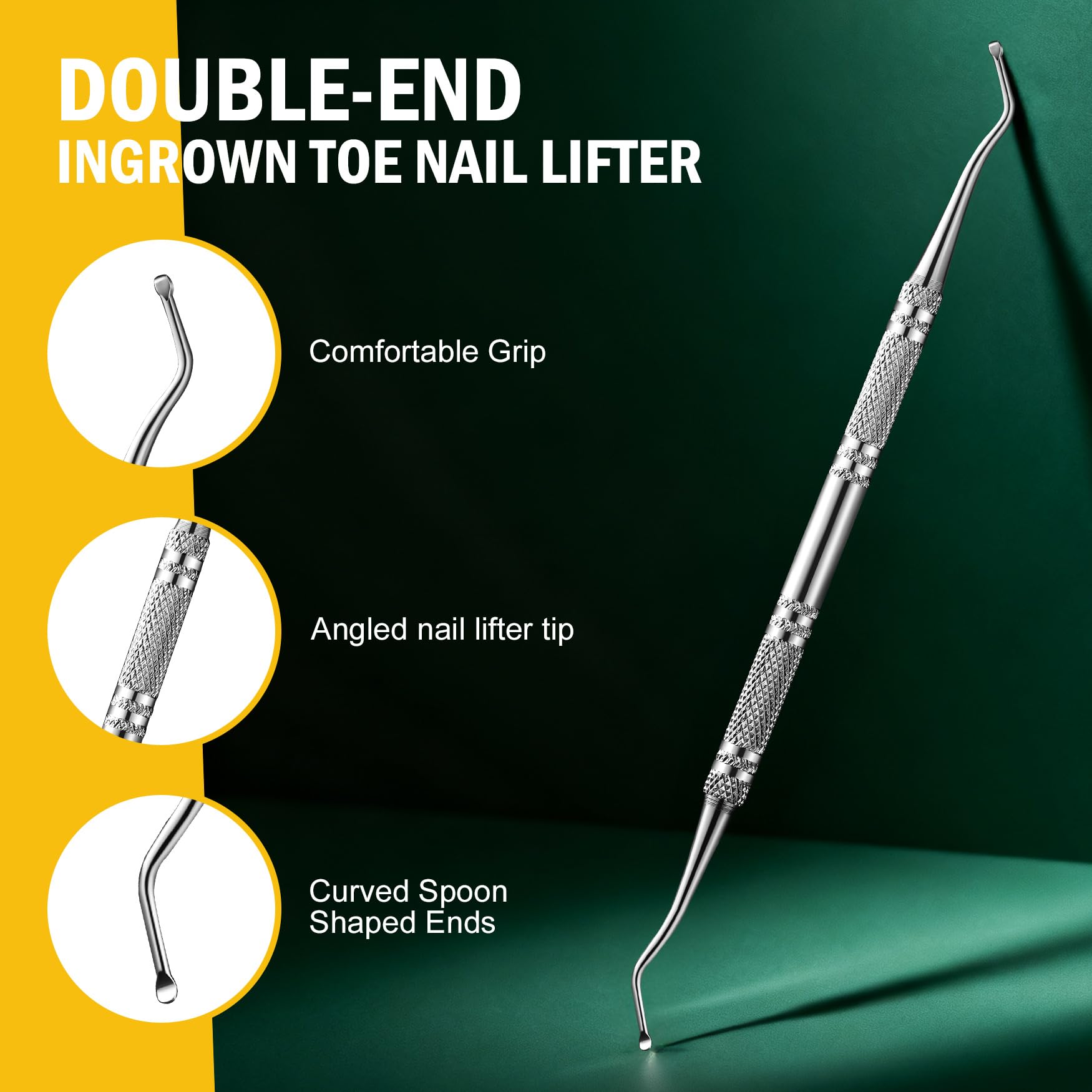FVION ergonomic handle enables precise control during filing