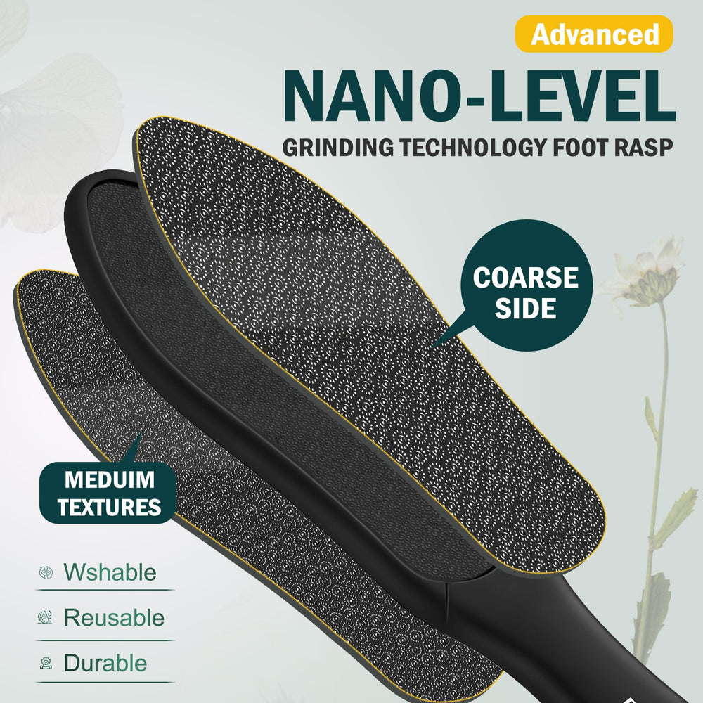 FVION foot file dry and wet use for versatile maintenance.