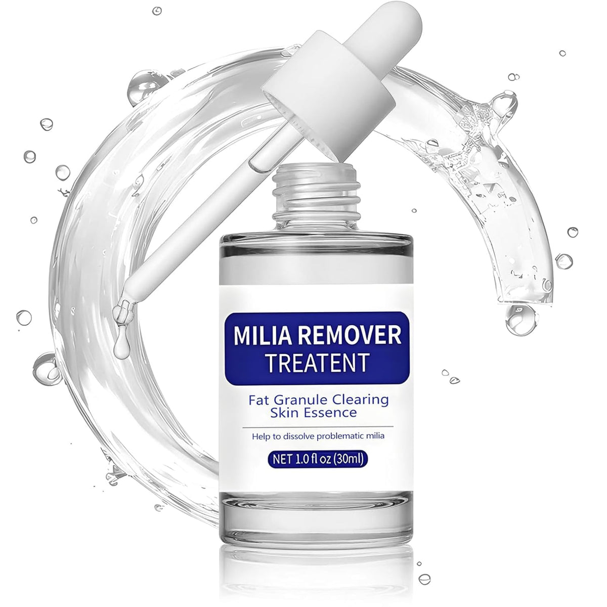 Fvtcnbu Milia Remover Serum targets the eye area for smoother skin.