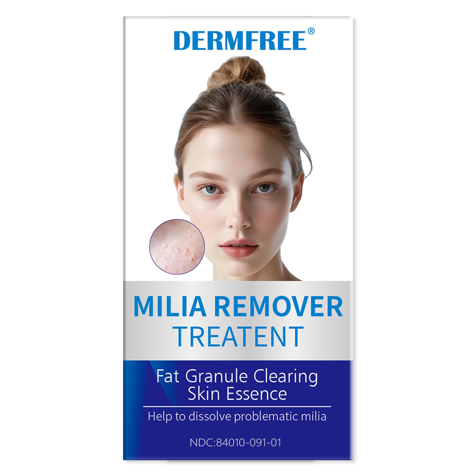 Fvtcnbu Milia Remover Serum with tea tree and aloe nourishes without heaviness.