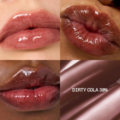 Fwee 3D Volume Gloss sheer gloss close-up shows smooth, glide-on application.