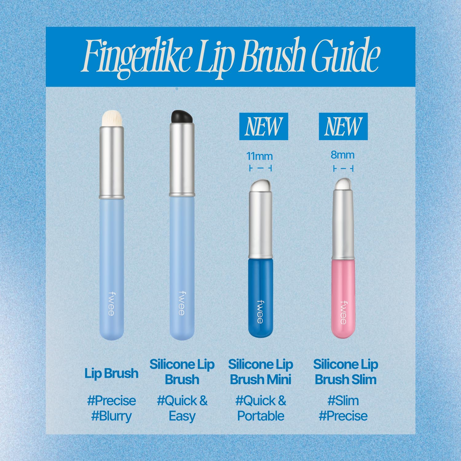 fwee direct product transfer onto lips without absorption.