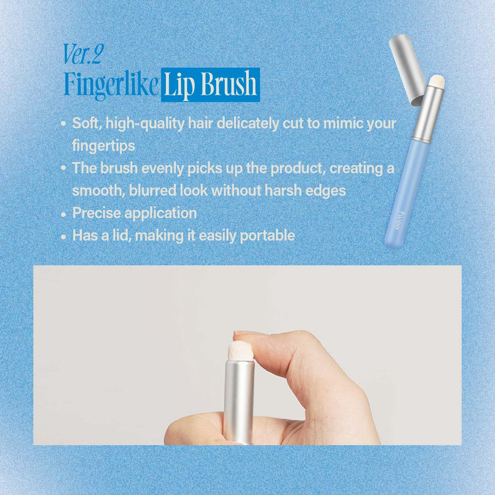 fwee compact lid keeps brush portable for on-the-go touch-ups.