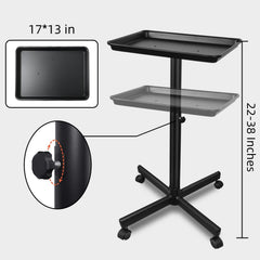 FWOD BIBTO metal frame tray cart assembly demonstrating sturdy construction and wobble-free performance.