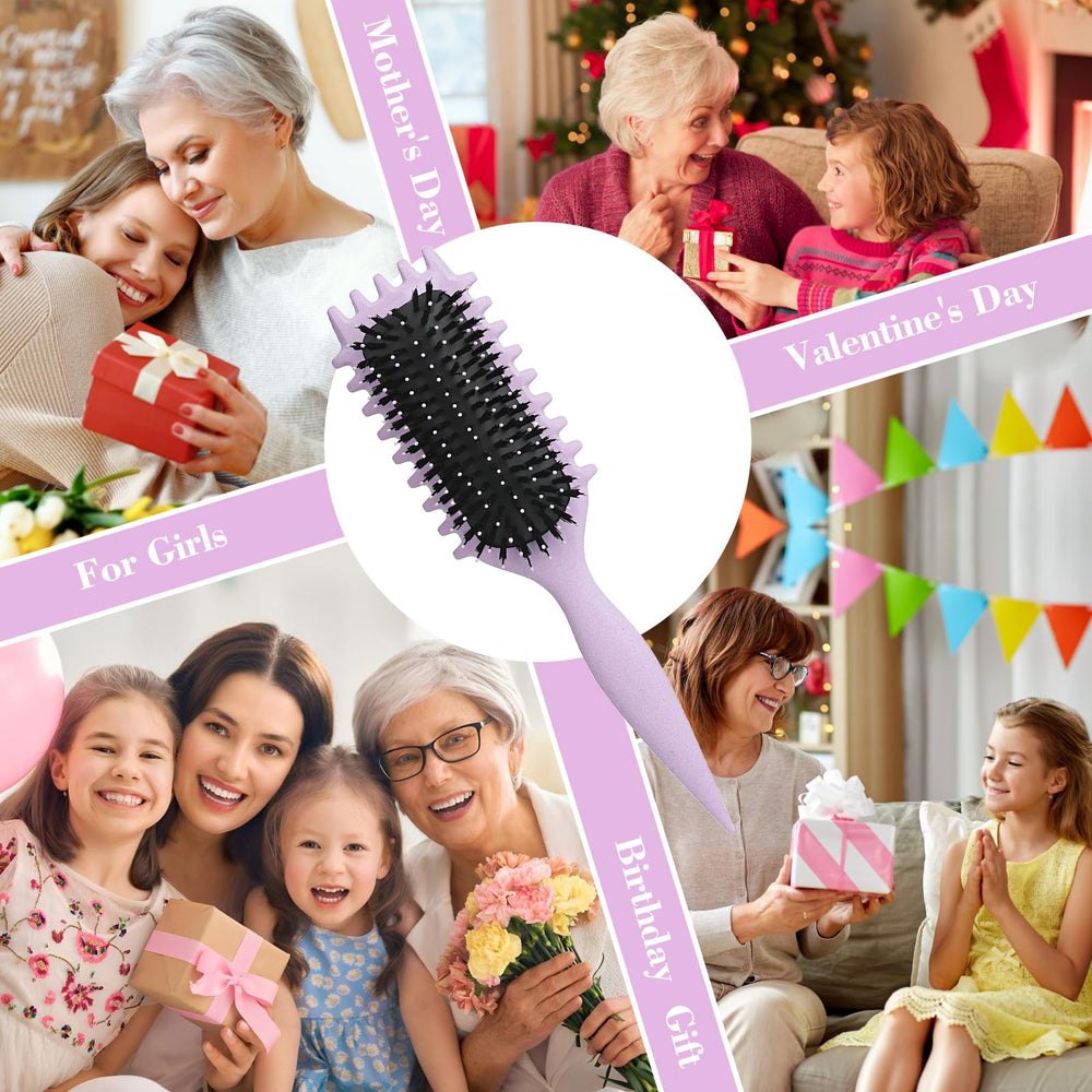 FXIYILTS Ergonomic oval handle fits palm for comfortable styling and tension control.