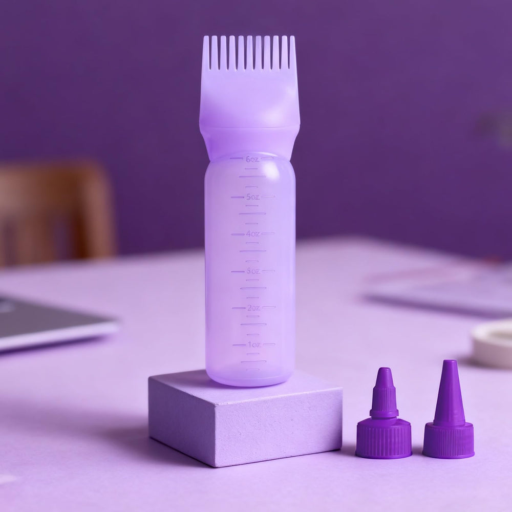 FXSPLCZ 6 oz purple bottle is durable and reusable for home grooming.