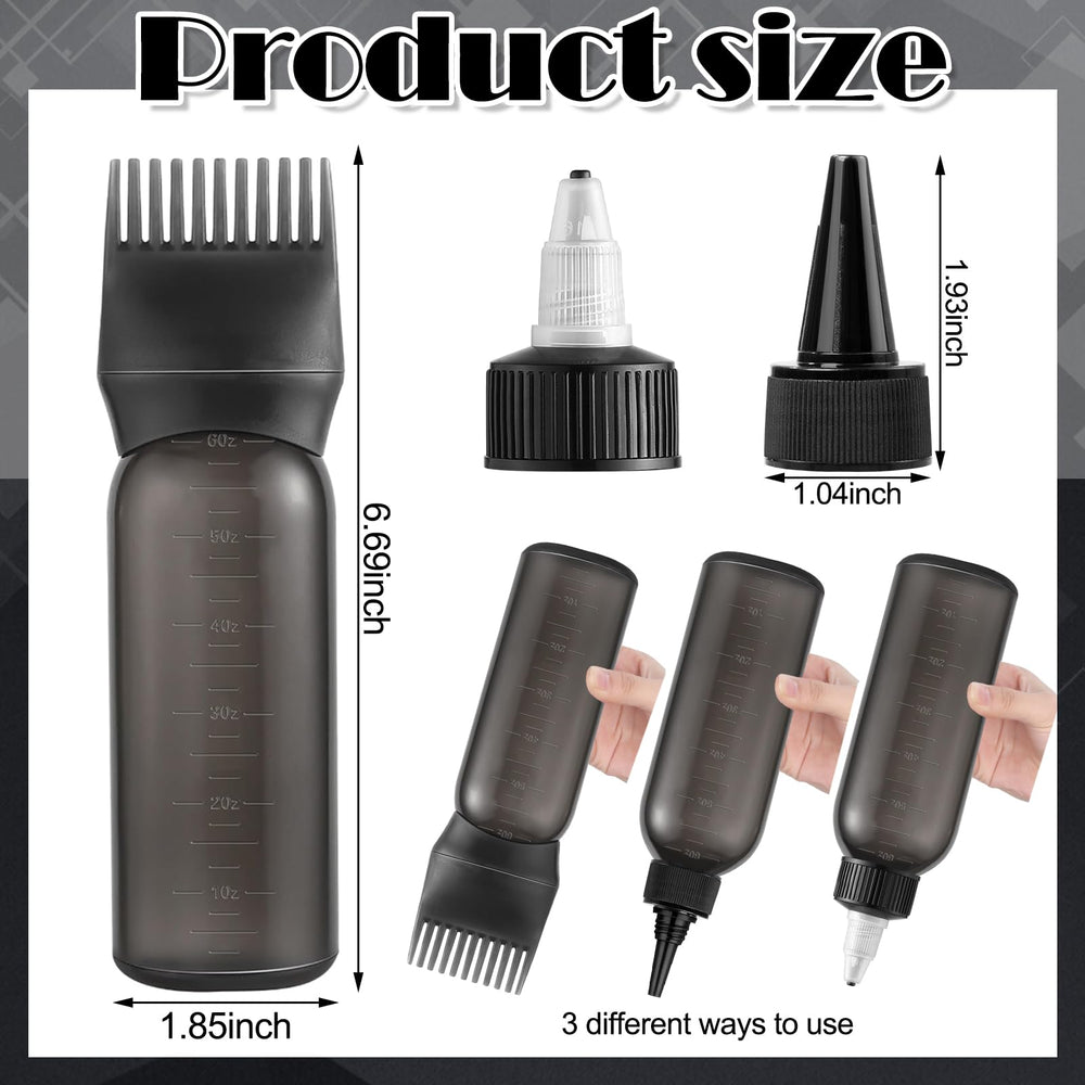 FXSPLCZ root comb applicator bottle cap two enables easy cap switching for different needs.