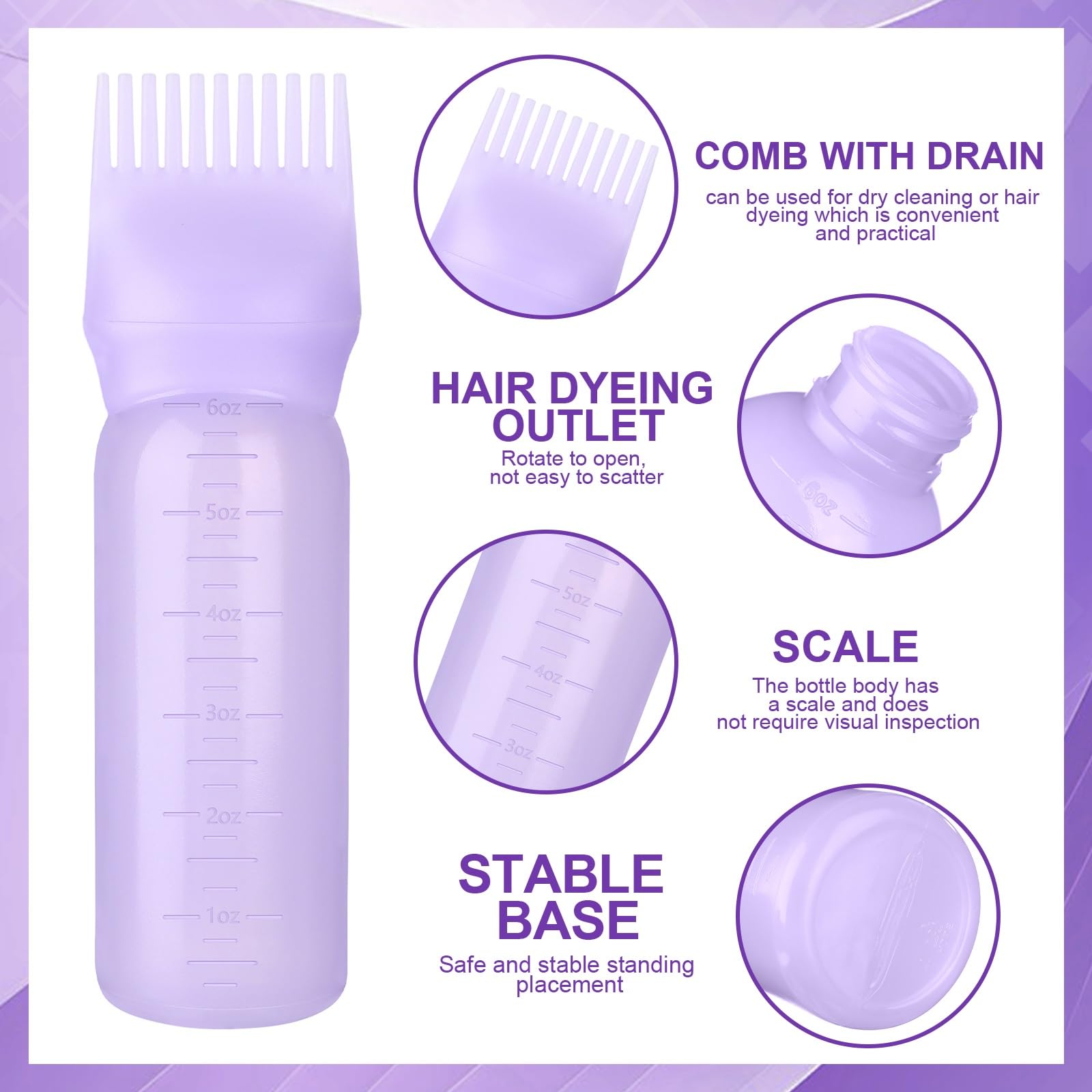 FXSPLCZ bottle with graduated scale helps measure product use accurately.