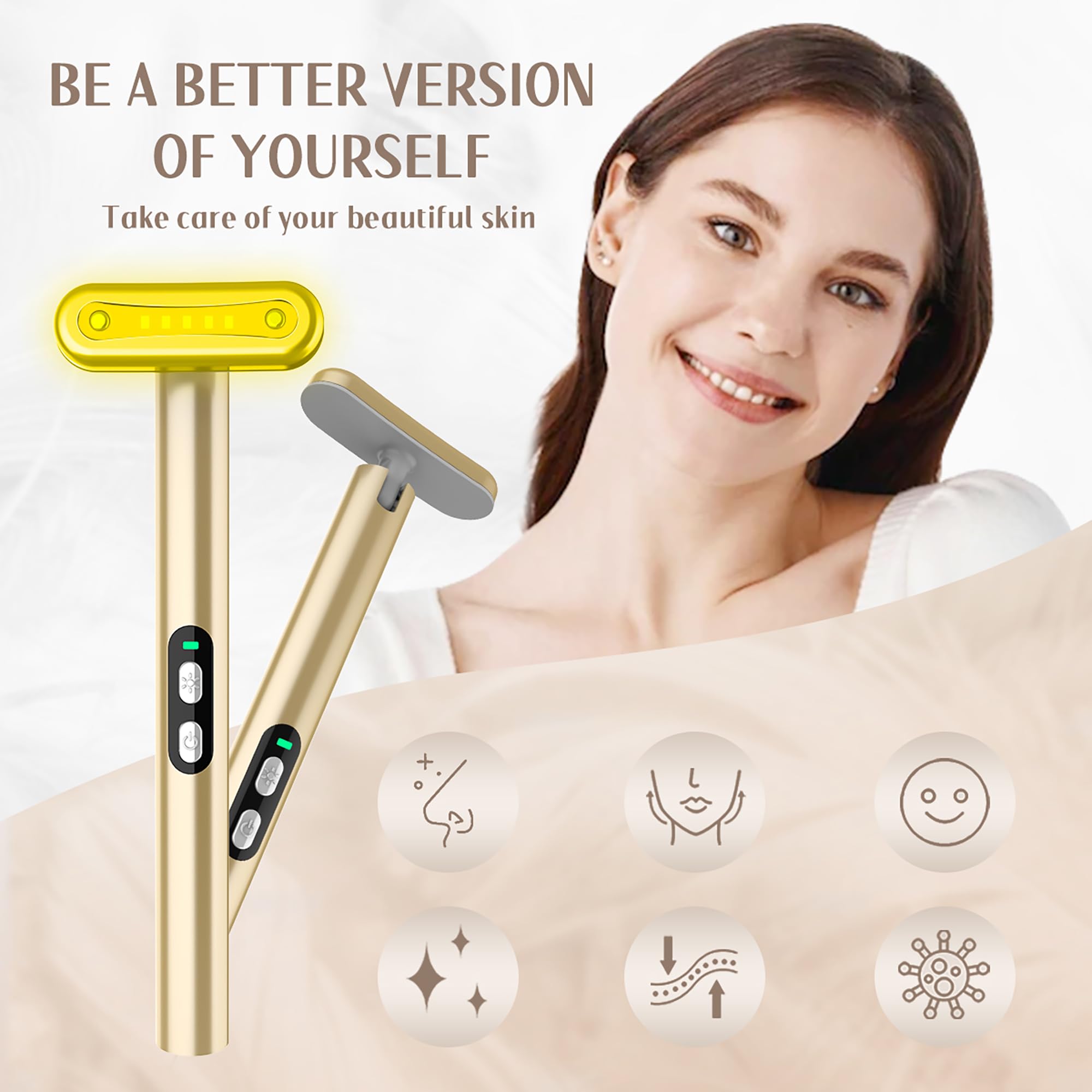 Fxtiaa seven-color LED wand close-up shows color options