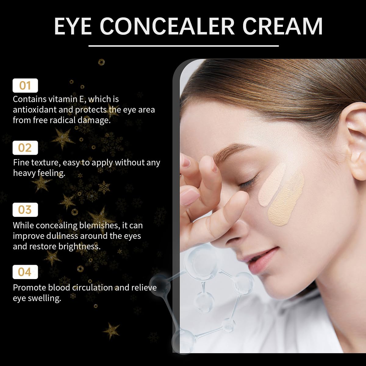 FYEBOO Maquillaje de Ojos Natural con acabado ligero.