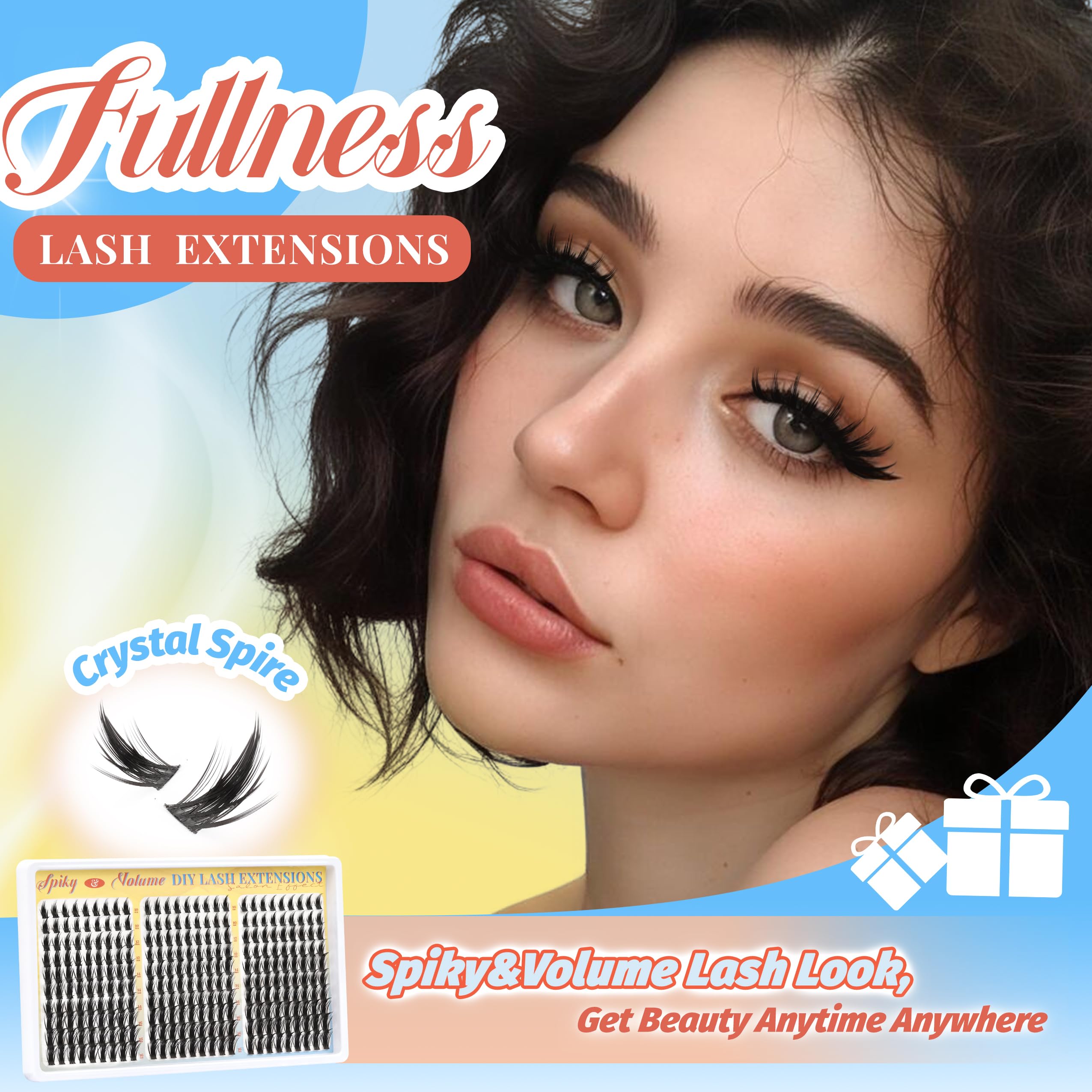 Fyonas D-curl lift provides long-lasting hold for a dramatic, eye-opening effect.