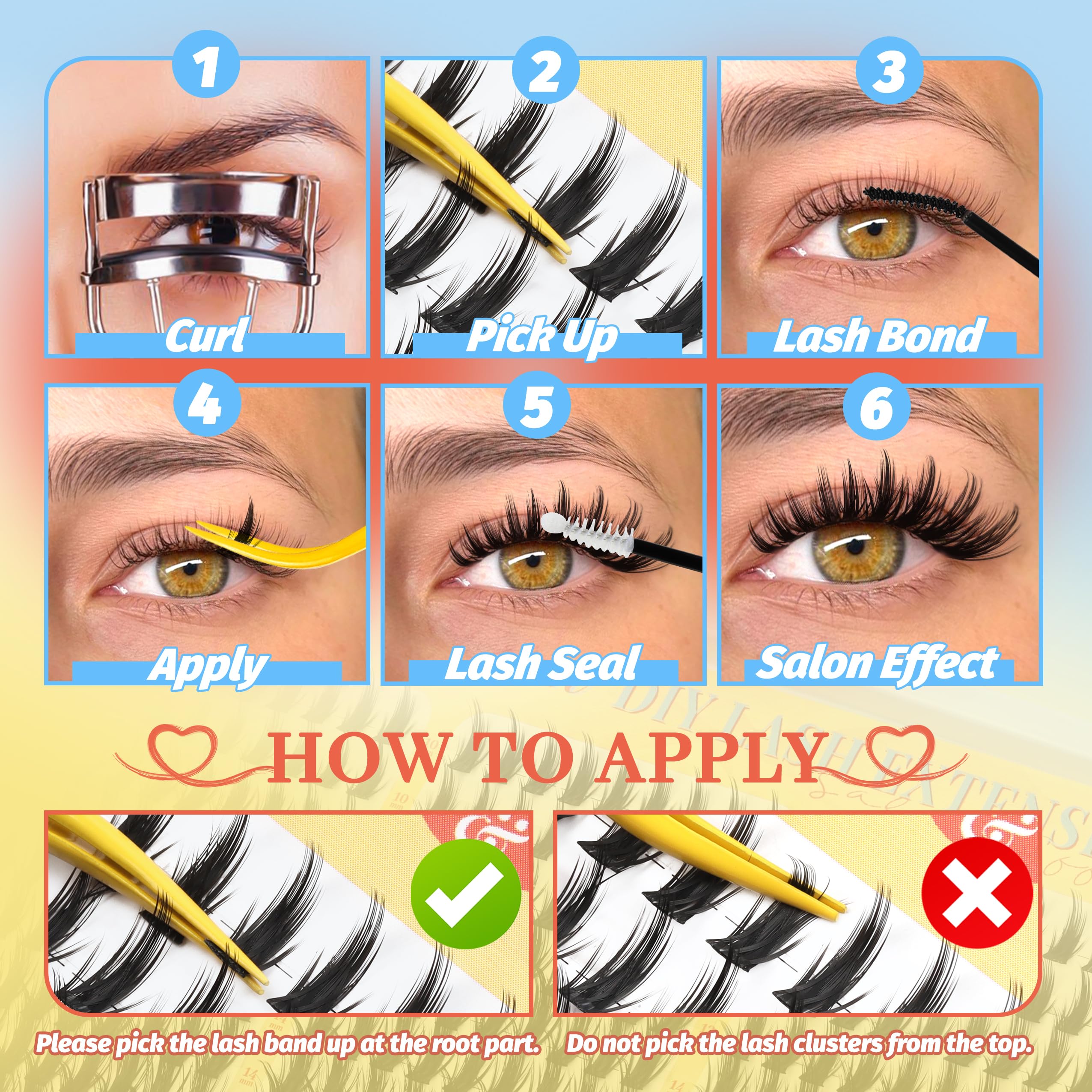 270-piece bundle offers ample options for multiple lash styles.