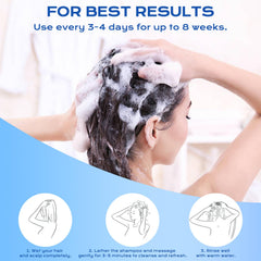 FYZMTL Champú - cabello húmedo durante la limpieza