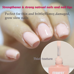 Close-up of thick base coat texture for nail reinforcement
