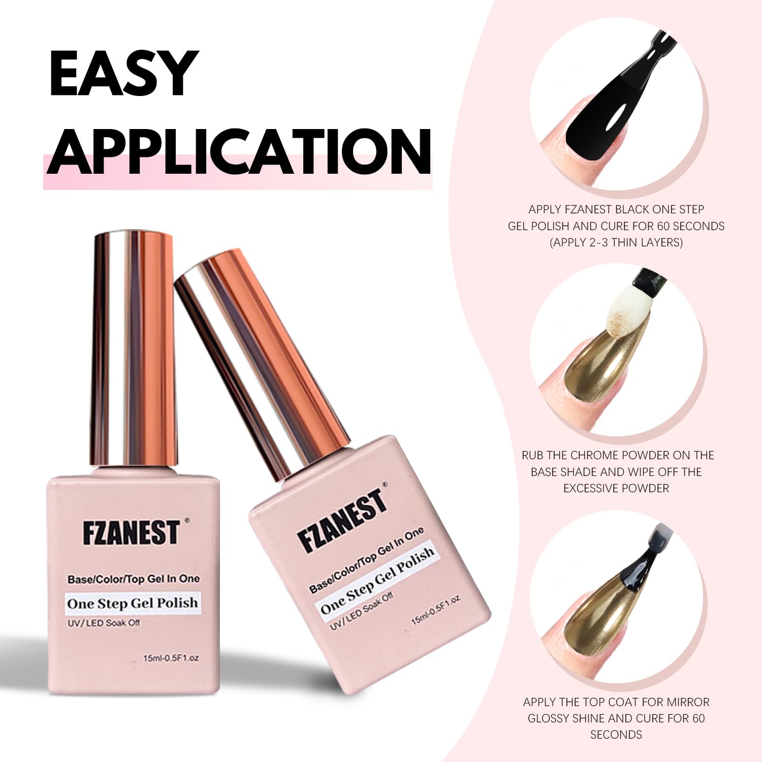 fzanest aplicacion-uñas-naturales ideal para uñas naturales y uso diario
