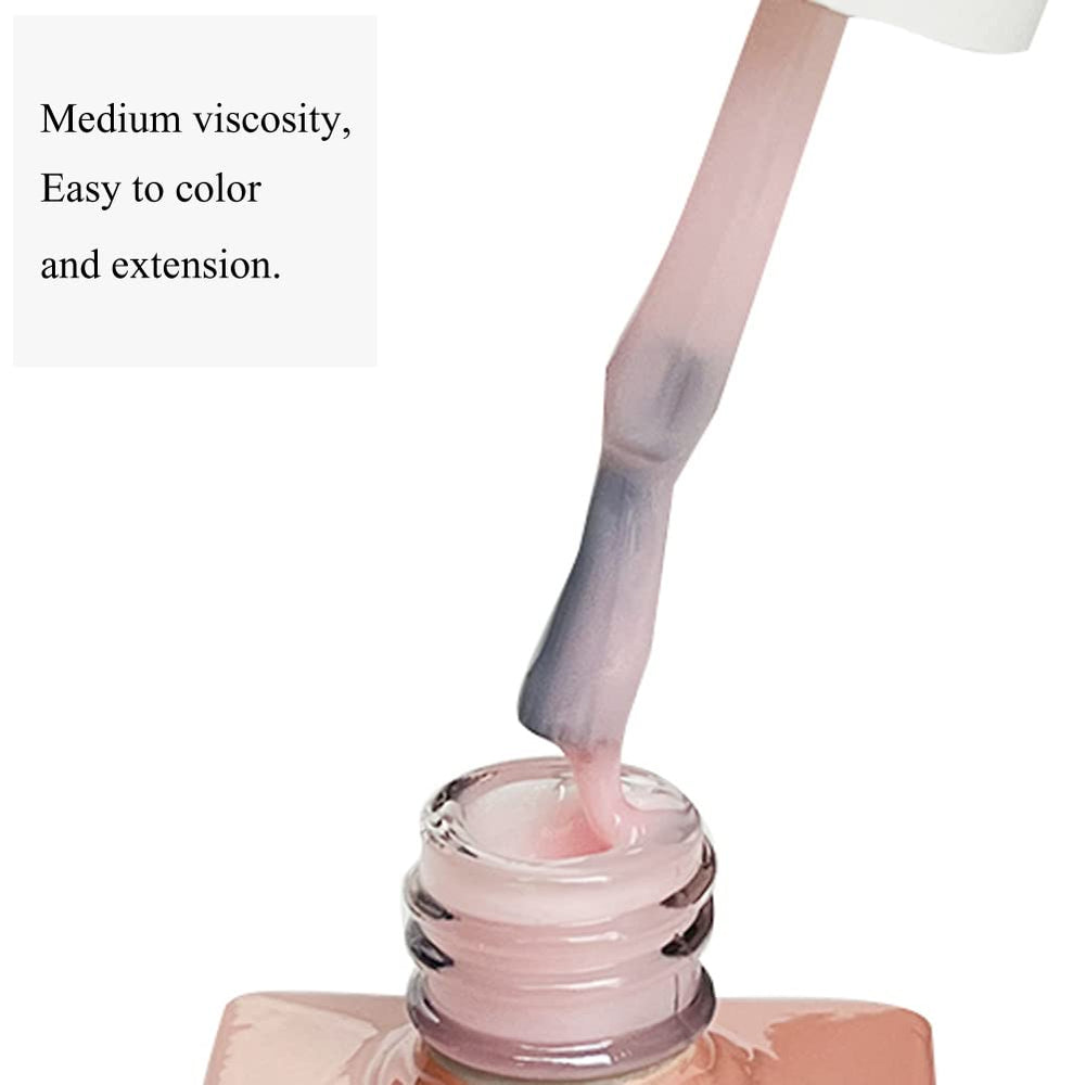 FZANEST builder rubber base gel strengthens thin nails