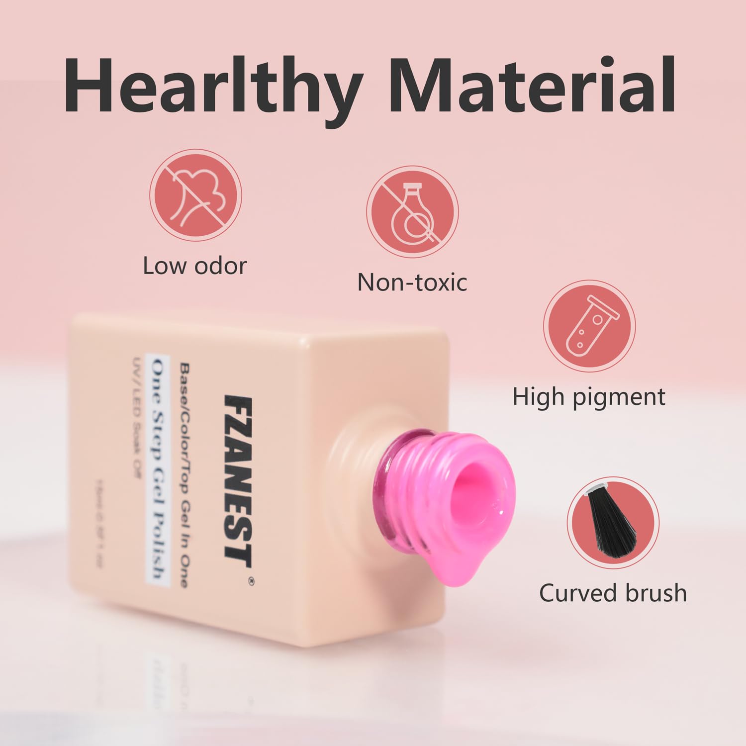 fzanest envase-15ml-nail-polish formato práctico para recargas y viaje