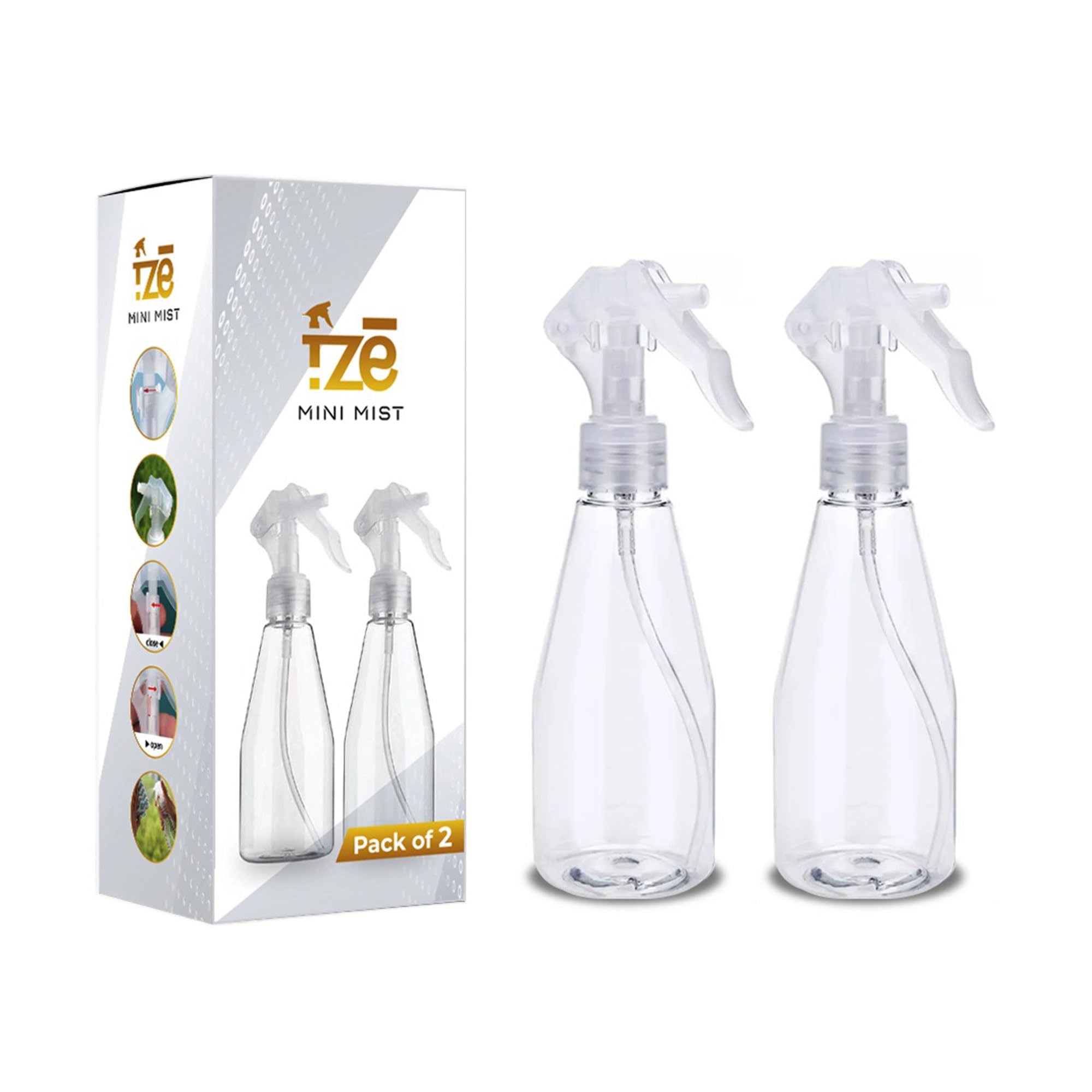 FZE Mini Mist 200ml bottle showing compact design for precise spraying