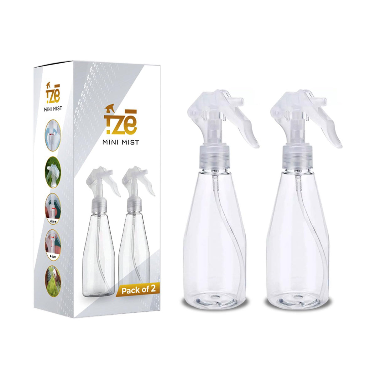 FZE Mini Mist 200ml bottle showing compact design for precise spraying