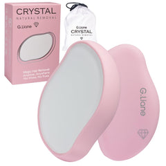 G.Liane crystal hair eraser with pink handle for gentle painless hair removal.