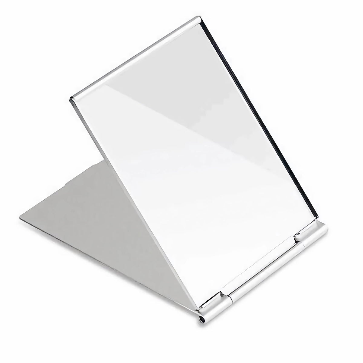 G2PLUS compact travel mirror shows a clear 4x3 inch reflection for quick touch-ups.