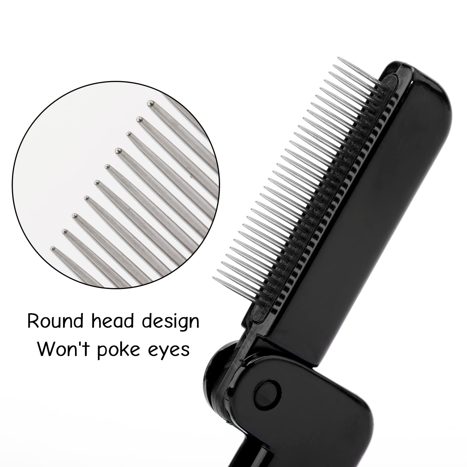 G2PLUS folded lash comb protective cap shields teeth between uses.