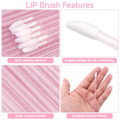 G2PLUS lip gloss applicator pack of 100 for travel makeup