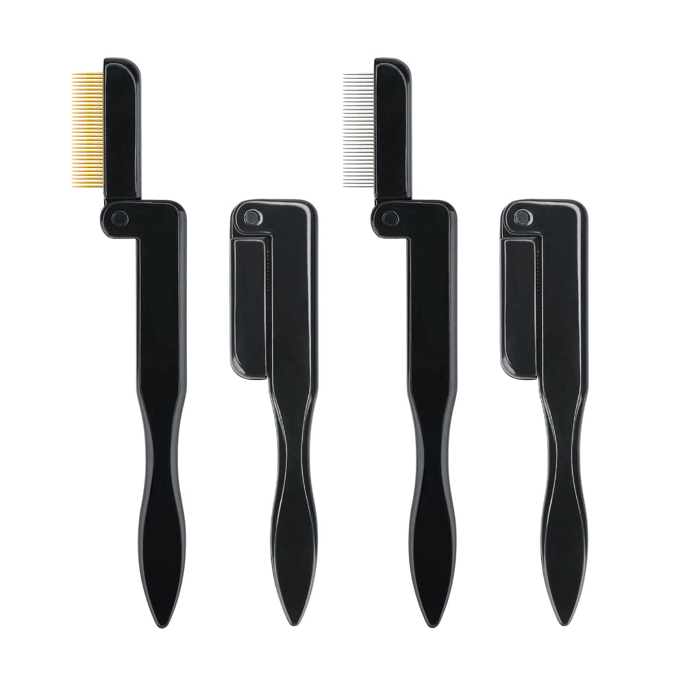 G2PLUS travel-friendly eyelash brush fits makeup bag for on-the-go touch-ups.
