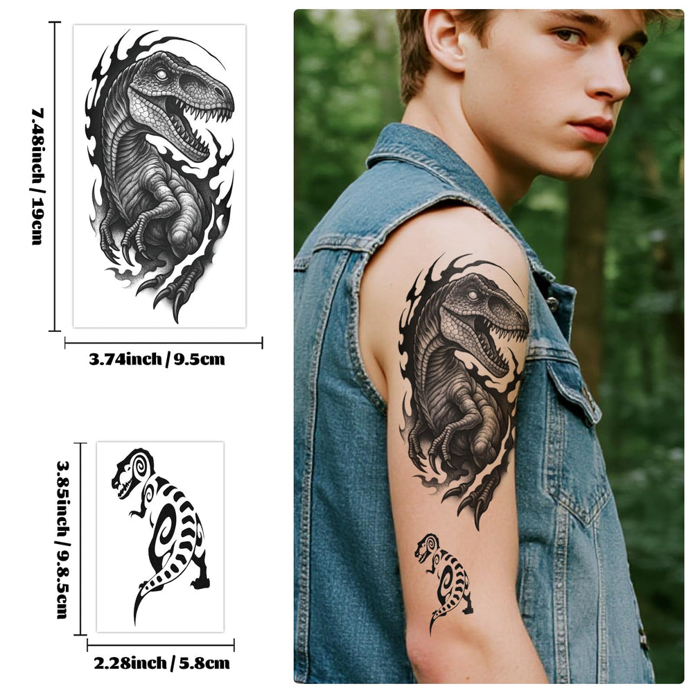 Gabizafia Pterosaur tattoo, waterproof design ideal for outdoor play.