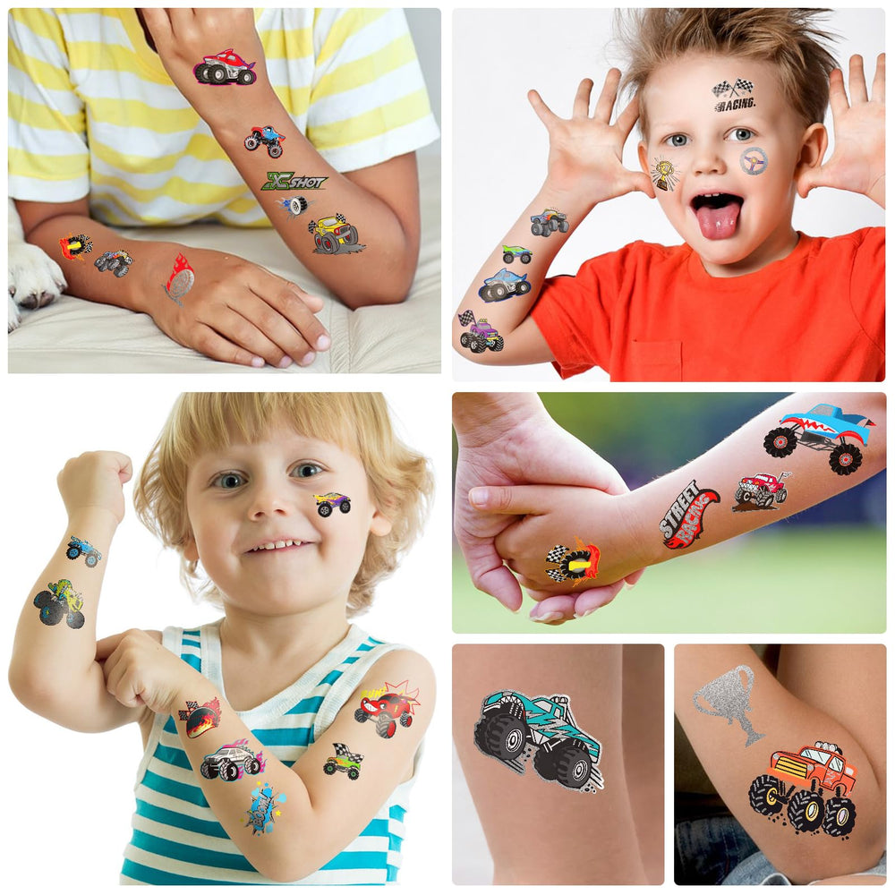 Gabizafia hot wheels tattoos sheet 3 perfect for party favors and décor