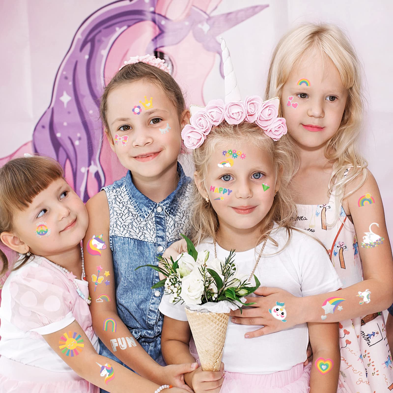 Gabizafia long-lasting temporary tattoos for school events and gifts