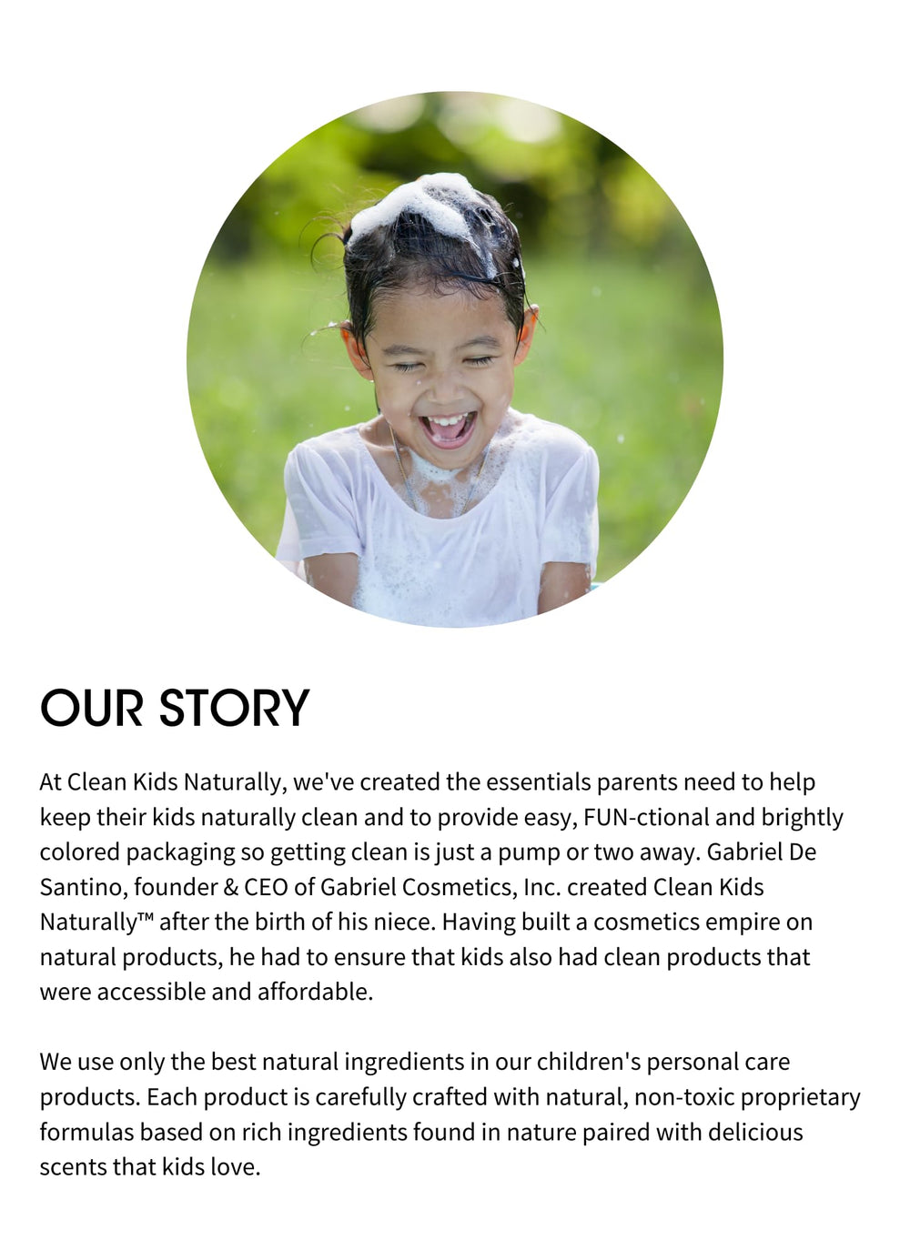 Gabriel Cosmetics Acondicionador para niños, presentación de 473 ml, cuidado diario cómodo