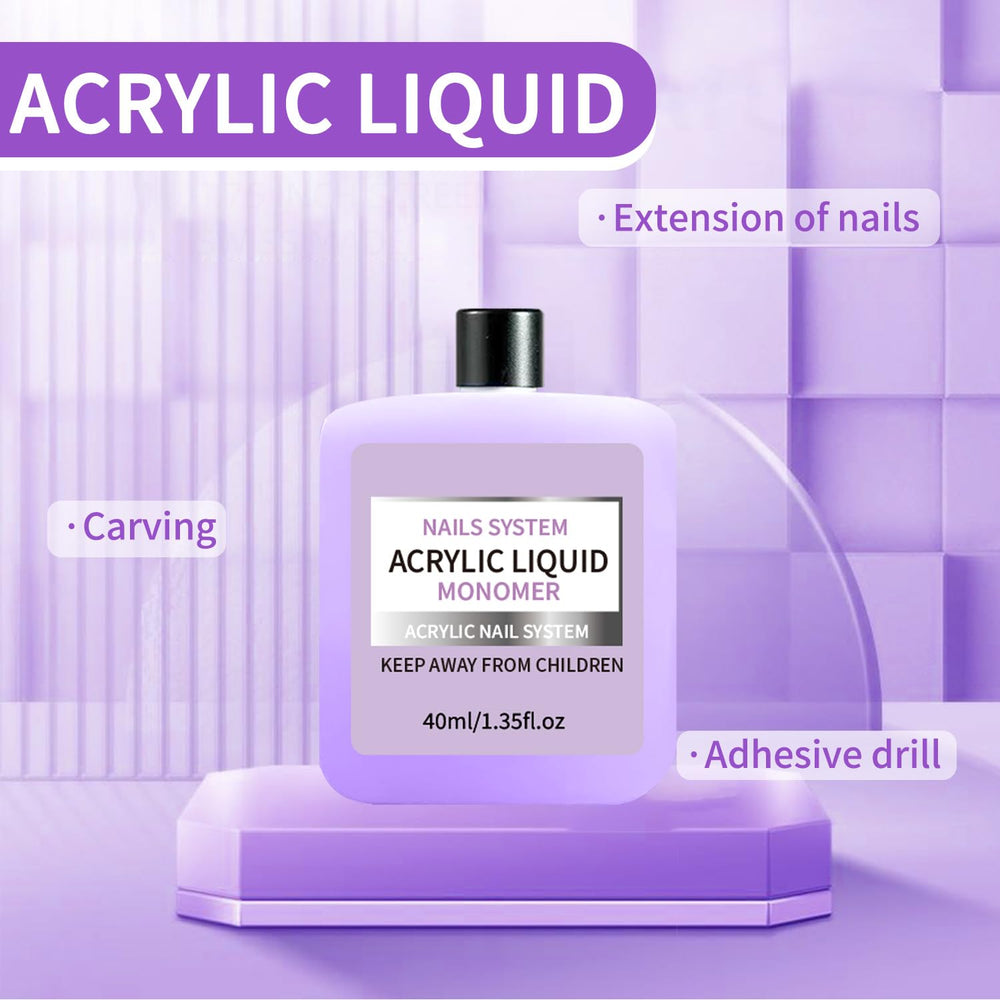 Monómero acrílico Gadcrystal con adherencia firme para extensiones duraderas.