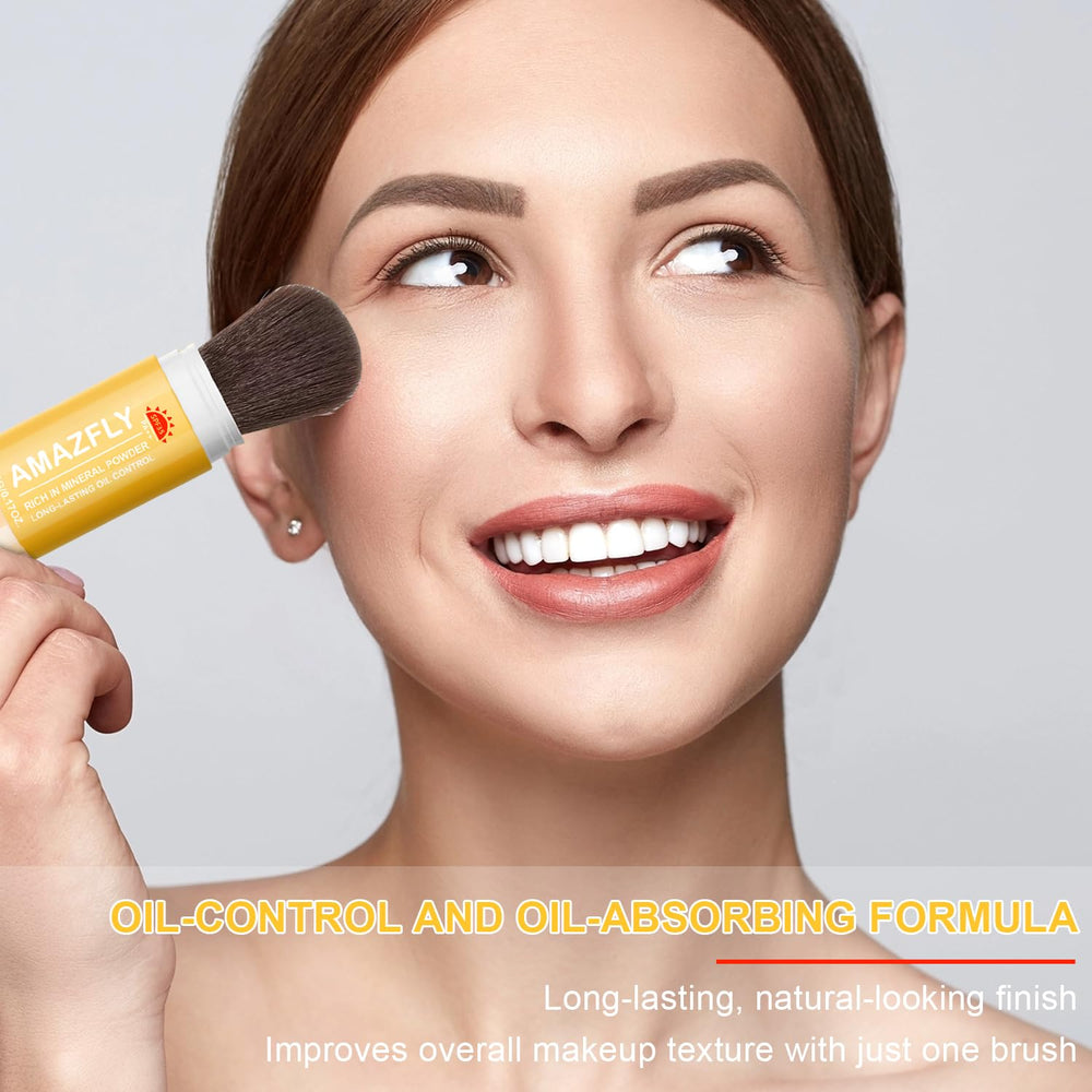 Breathable formula of GADMLURY setting powder for comfortable wear.