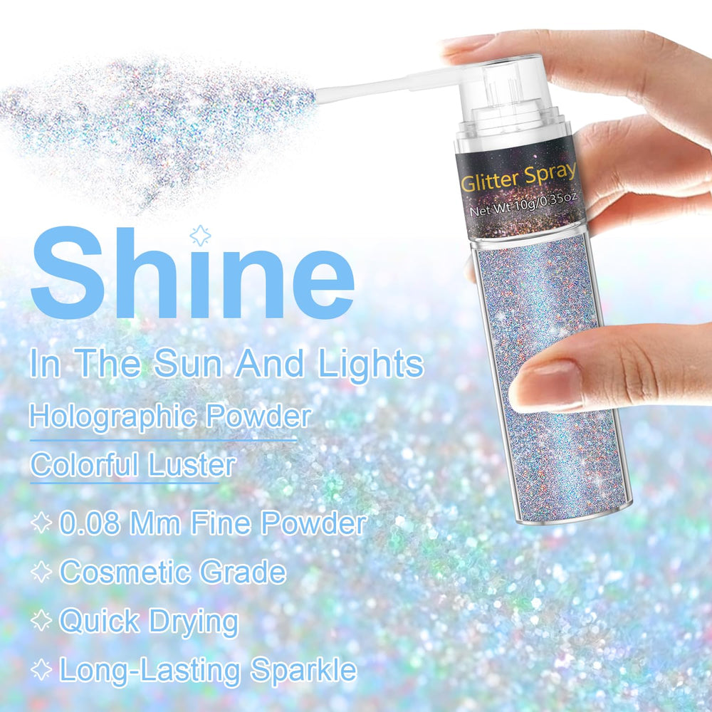 GADMLURY Glint-Rainbow bottle pour enables precise application and radiant clothing glow.