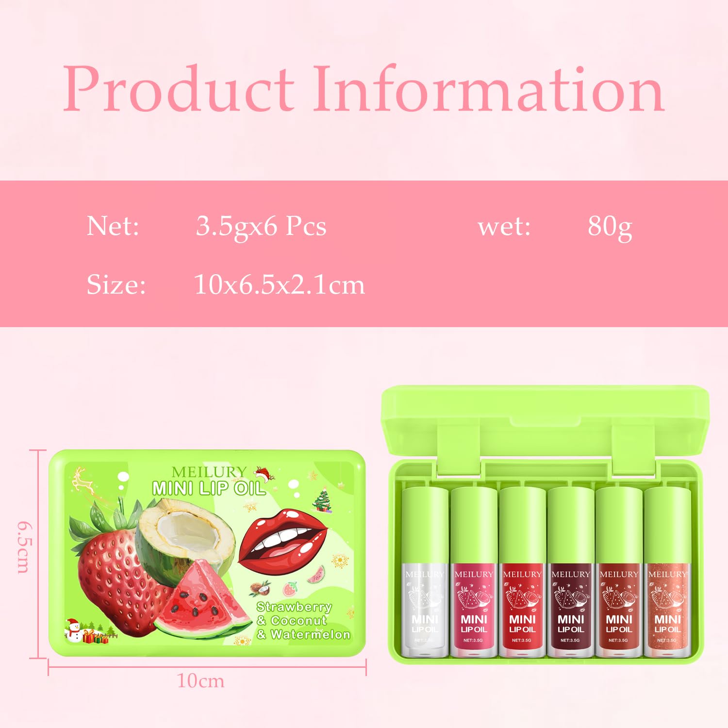 GADMLURY rich pigment lip oil doubles as blush for multitasking makeup.